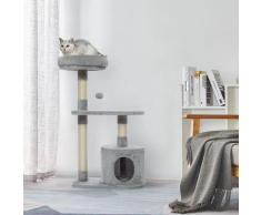 Arbre à Chat-Cadre d'escalade de Chat Planche à Gratter - Colonnes renforcées-Tour à Chats avec