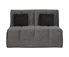 HOUSTON - Banquette Slyde 140 angel gris - matelas Simmons