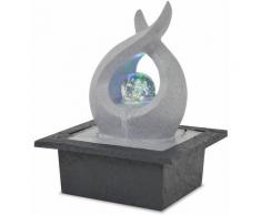 Fontaine d'intérieur avec lampe LED Polyrésine