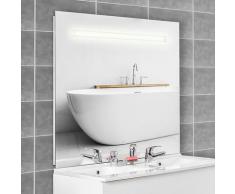 Miroir ELEGANCE 140x105 cm - éclairage intégré à LED et interrupteur sensitif