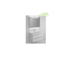Sous meuble de lavabo à 2 portes RIHO BELLIZZI 80x55x45 cm - Bois stratifié
