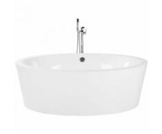 Baignoire îlot ovale 170 cm en acrylique blanc TINTAMARRE