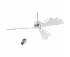 Ventilateur de plafond AVALON - Ø hélice 1580 mm - blanc / laque blanche