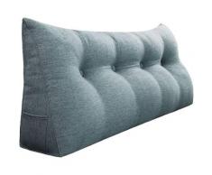 Vercart - Coussin de Lecture, Oreiller Traversin Soutien Dorsal, Triangulaire Coussin à Coins, Gros