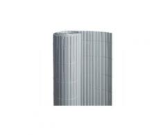 Canisse en PVC gris - 90% d'occultation, Longueur 42 m, Hauteur 1.80 m