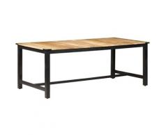 Vidaxl - Table de Salle à Manger Bois de Manguier Brut 200x100x76 cm