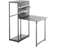 Table de balcon repliable Fira - 3 Personnes - Gris graphite