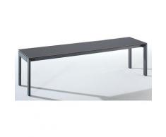 EUROKRAFT Banc de vestiaire à piétement acier - L x h x p 1500 x 415 x 400 mm - assise gris basalte