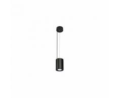 SUPROS PD suspension, rond, noir, 3150lm 4000K SLM LED, réflecteur 60°