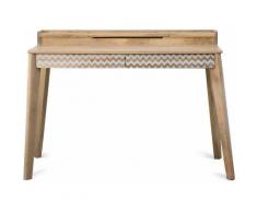 Bureau scandinave style pupitre - Bois clair