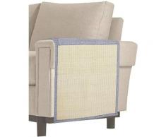 130x45cm Tapis Griffoir Chat Suspendu en Sisal Résistant Protection de Canapé Sofa Anti-Rayures