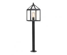 Lampadaire exterieur noir 100 cm - Amsterdam Qazqa Moderne Luminaire exterieur cube