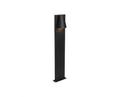 QAZQA femke - Lampe sur pied extérieur Industriel - 1 lumière - L 13.8 cm - Noir - Rustique