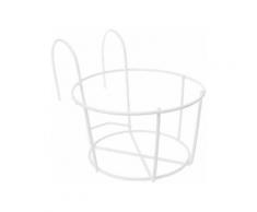 Support de Pot de fleurs rond suspendu. balcon. clôture de fenêtre extérieure. support de bonsaï en