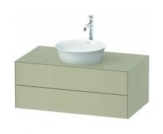 Duravit Ag - Duravit White Tulip, meuble-lavabo mural, largeur 1000 x profondeur 550mm, avec 2
