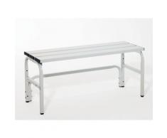 Banc pour vestiaire en inox, pour les douches et l'extérieur - h x p 450 x 330 mm - L 1015 mm, sans