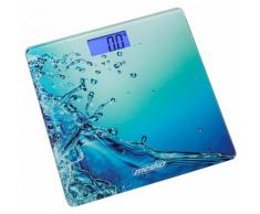 Mesko - Pèse personne MS8156 Motif eau - Charge max 150 kg - Verre trempé - Précision 100g
