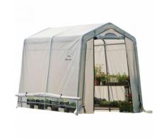 SERRE SOUPLE DE JARDIN Couleur Blanc 180 x 240 cm / 4,32M² Porte 85 x 150 cm (L+H)
