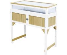 Table de Culture en bois avec Bac & Voile de Jardin | Potager sur Pied / Jardinière avec serre en