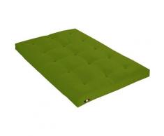 Matelas Futon Coton Couleur - Pistache, Dimensions - 140 x 190 cm