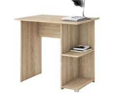 Bureau pour enfant ou adulte NOVA, bureau informatique table d'ordinateur rangement ouvert 2