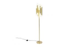 Lampadaire vintage doré 12 lumières - Facil Qazqa Art Deco Luminaire interieur