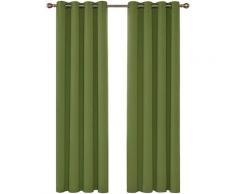 Deconovo - Rideaux Occultants Isolant Thermique avec Oeillet pour Décoration Maison Chambre, 2