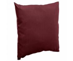 Ac-déco - Coussin décoratif d'extérieur - Korai - 40 x 40 cm - Bordeaux - Livraison gratuite - Rouge
