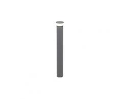 Lampadaire d'extérieur Moderne Graphite / Antracite / Gris Foncé 80 cm avec LED - Bar Qazqa Moderne