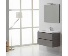 MEUBLE DE SALLE DE BAINS MANHATTAN 80 cm SUSPENDU AVEC TIROIRS
