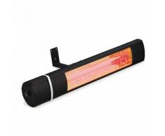 Blumfeldt Gold Bar 2000 Chauffage infrarouge 2000W Tubes plaqué or IP65 - noir