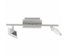Prestige RGB plafonnier LED en chrome avec télécommande