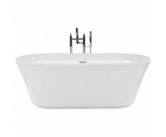 Baignoire îlot 170 cm en acrylique blanc OVALLE