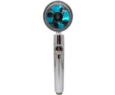 Pommeau De Douche Portable à Haute Pression à Hélice Turbo, Rotation à 360 °, Puissant Jet à Main