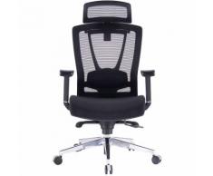 Chaise de bureau pivotante Contract avec appuie-tête