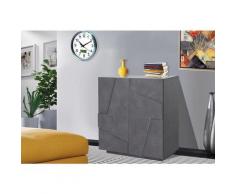 Dmora - Buffet moderne avec 2 portes, Made in Italy, Buffet de cuisine, Buffet design de salon,