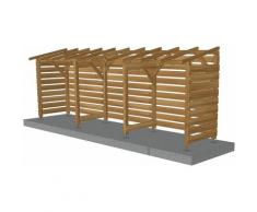Abri Jardin 6m - Non Couvert - Cl3 Marron