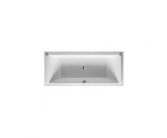 Duravit Baignoire rectangulaire Starck 200x100cm, deux pentes arrière, 700341, version encastrée