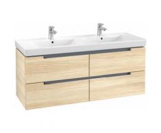 Villeroy et Boch Meuble-lavabo XL Subway 2.0 A699, Coloris: Elm Impresso, manche : chrome brillant