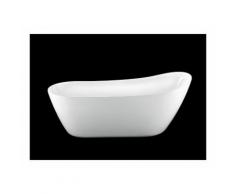 Baignoire îlot design ovale CLEVELAND blanche