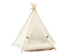 Betterlife - Tente pour Chien ou Chat Maison pour Chien et Chat avec Coussin Amovible Niche à Chien