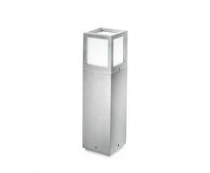 Gea Led - Poteau en aluminium nora led ip54 lampadaire extérieur moderne e27 40cm, taille hauteur