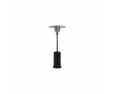 Chauffage extérieur à gaz, parasol chauffant de terrasse QLIMA 13,5kW Noir avec roulettes