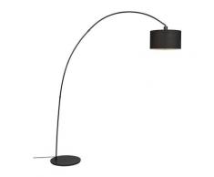 QAZQA vinossa - Lampe arquée Moderne - 1 lumière - H 1740 mm - Noir - Moderne - Éclairage intérieur