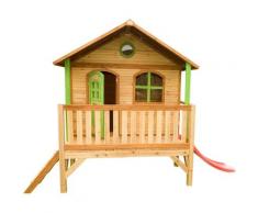 AXI - Stef Playhouse: Maisonnette pour enfants, fenêtres intégrées et bois très résistant