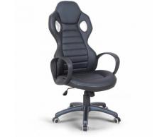 Franchi Bürosessel - Chaise de bureau fauteuil sport gamer ergonomique en similicuir GP