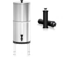 Systeme De Filtration D'Eau Par Gravite (Avec Cartouche), Seau De Filtration D'Eau, Preparation