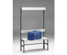 Banc pour vestiaire en acier, pour environnements humides - h x p 1600 x 335 mm - L 1015 mm, sans