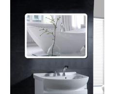 Miroir salle de bain avec éclairage miroir LCD pour salle de bain 600*800 mm