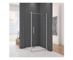 OCEAN Cabine de douche 70x90x197cm en 6mm verre anticalcaire modèle de Vécoutis